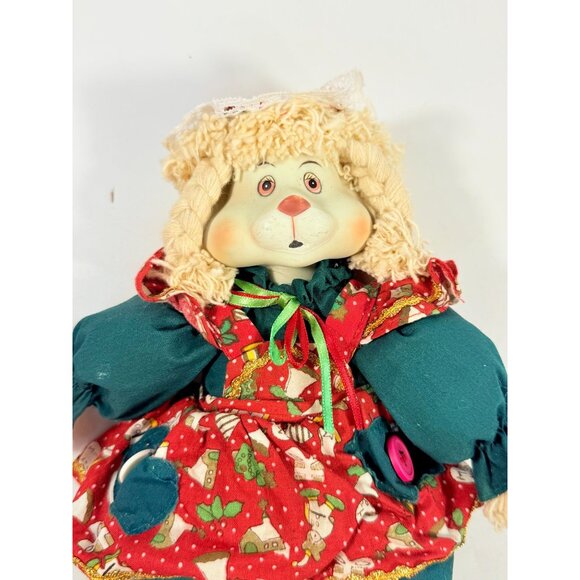 Hip and Hop Bunny Rabbit Stuffed Christmas House of Lloyd Hip & Hop Bunny Holida - Picture 7 of 16